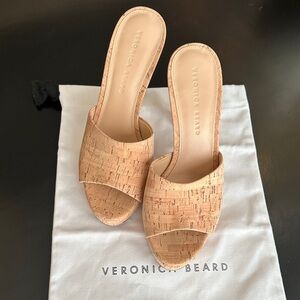 Veronica Beard Cork Mules